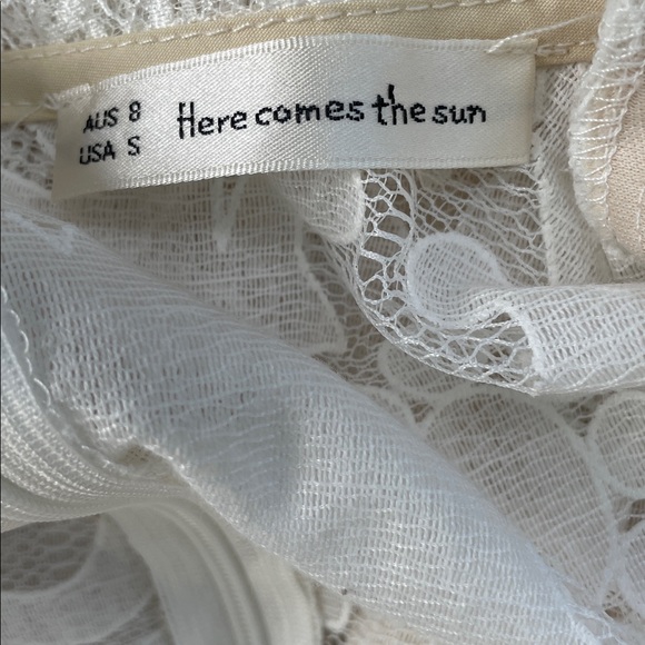 Here Comes The Sun NWOT High Low Lace Dress Boho Small - Picture 7 of 8